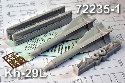 Advanced Modeling 1/72 resin Kh-29L Short range Air to Surface w/Laser HH - AMC72235-1