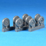 Hypersonic Models 1/48 Resin SR-71 Wheels (for Revell) - HMR48045