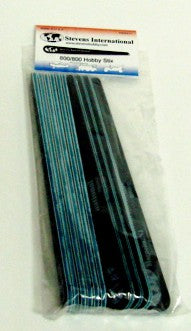 Stevens International HSX-411 XXX Fine Sanding Sticks (10pcs.) - 800/800 Grit