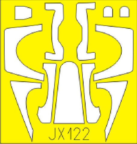 Eduard 1/32 Scale Masks for Su-25 Frogfoot A by Trumpeter - JX122