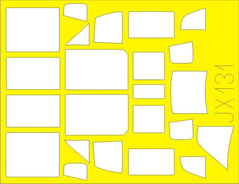 Eduard 1/32 Scale Mask for II-2m Two-Seater kit by Trumpeter - JX131