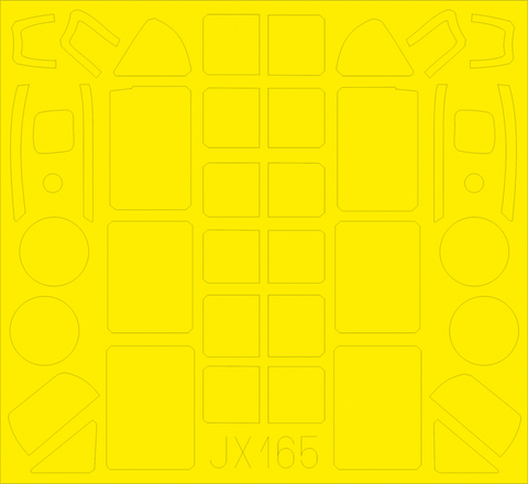 Eduard 1/32 Scale Mask for T-6 by Kitty Hawk - JX165
