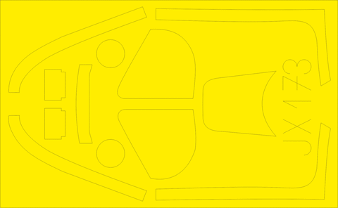 Eduard 1/32 Scale Mask for P-51K by Dragon - JX173