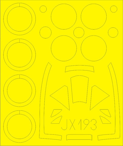 Eduard 1/32 Scale Mask for Tempest Mk. V by Special Hobby - JX193
