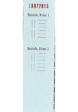 Linden Hill 1/72 scale L-39 Albatros Russian stencil data - LHD72015