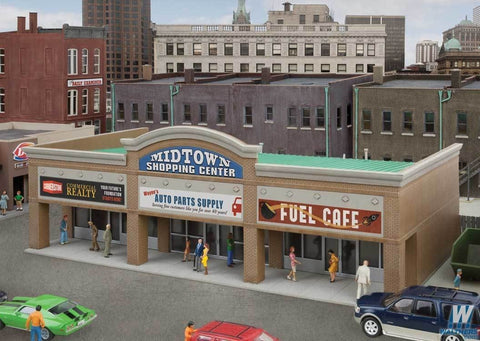 Walthers Cornerstone 933-4116 HO scale Modern Shopping Center II