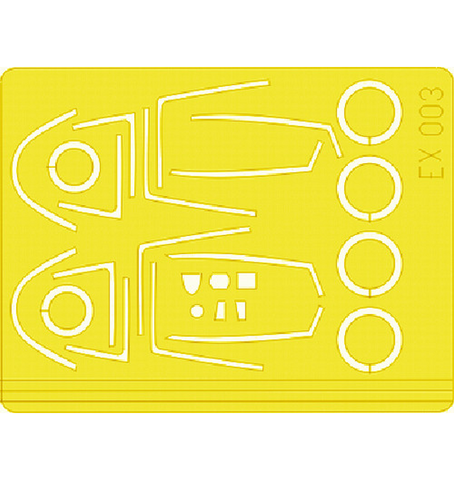 Eduard 1/48 mask F-18A/C Hornet for Hasegawa kit #EX003