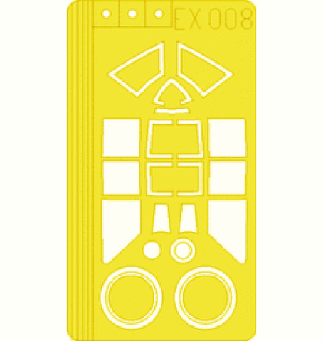 Eduard 1/48 mask for the Tamiya P-47D-20 Thunderbolt Razorback EX008