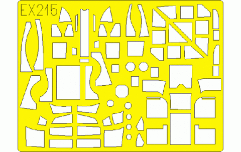 Eduard 1/48 Scale Masks for Wellington Mk.III by Trumpeter - EX215
