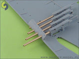 1/32 Master Model P-47 Thunderbolt .50 Browning M2 barrels (8pcs) AM-32-004