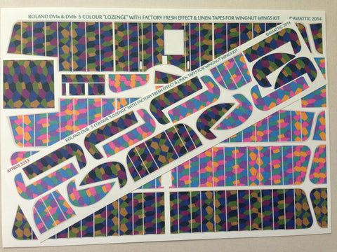 Aviattic 1/32 ROL3213 Roland DVIb 5 colour lozenge & tapes WNW