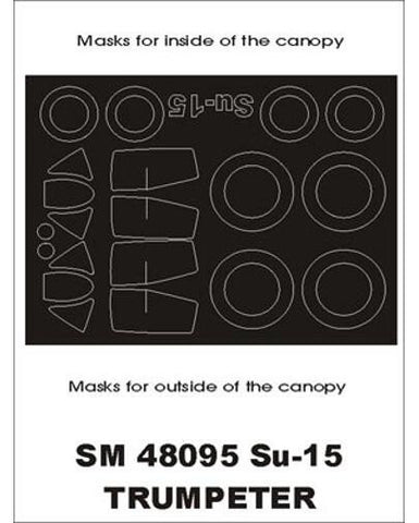 Montex 1/48 canopy masks for the Trumpeter Su-15 - SM48095