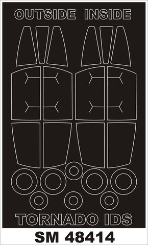 Montex 1/48 canopy masks for Hobby Boss EMB-314 Tucano kit - SM48415