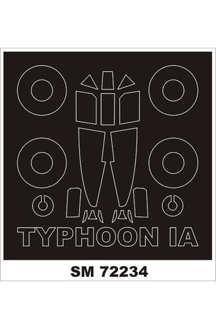 Montex 1/72 canopy masks for Typhoon MkIa by Brengun - SM72234