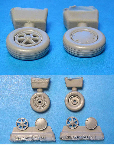 Vector Resin 1/48 scale Wildcat Wheels Radial Tread - VDS48031