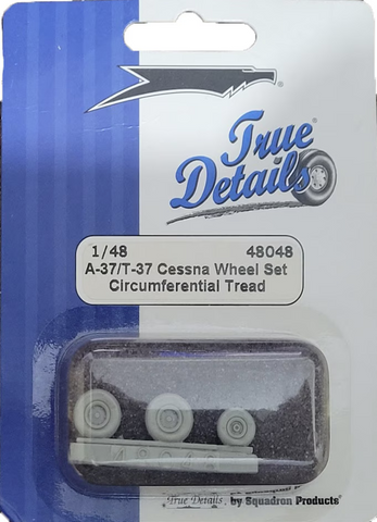True Details 1/48 scale A-37/T-37 Cessna Resin Wheel Set - 48048