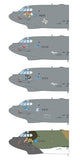 Caracal 1/72 decal CD72097 Strategic Air Command B-52G/H Stratofortress - Pt 2