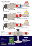 Wolfpack 1/32 scale resin A6M2a Zero Model 11 Conversion for Tamiya - WPD32006