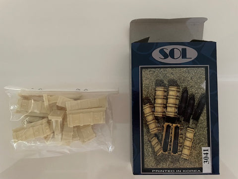 SOL 1/48 resin detail - German 250Kg Bomb Set 5 pcs. - 3041/MM041