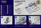 Wolfpack 1/48 resinF-22A Raptor Cockpit Set w/Ejection Seat for ACA - WP48050