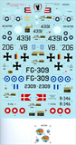 Eagle Strike 1:48 Starfighters 1 F-104C and F-104G Starfighters decals - 48239