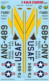 Caracal 1/48 decals F-94A/B Starfire Pt 2 for Hobbycraft kit - CD48241