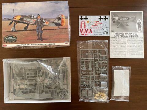 Hasegawa 1/32 scale FW190A-5/U7 Graf Special w/figure - kit 08241