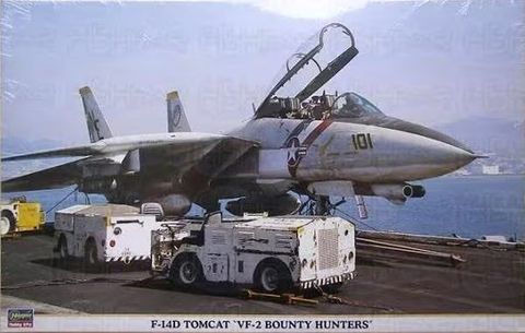 Hasegawa 1/48 scale F-14D Tomcat VF-2 Bounty Hunters aircraft kit - 09374
