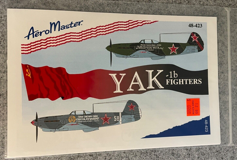 Aeromaster Decals 1/48 YAK - 1b Fighters #48-423