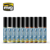 AMMO of Mig Jimenez Detail STREAKING BRUSHERS #1250 Line