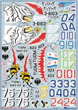 Begemot 1/32 scale decals for Mikoyan MiG-29 part 1 - 32-003