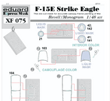 Eduard Express 1/48 paint mask F-15E Strike Eagle for Revell kit - XF075