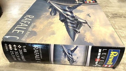 Revell 1/48 scale Dassault Rafale C kit 03901 shelf wear sealed w/clear dots