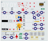 Cutting Edge 1:48 scale USAF F-4C/Ds RF-4Cs SE Asia Schemes #1 decals - CED48014