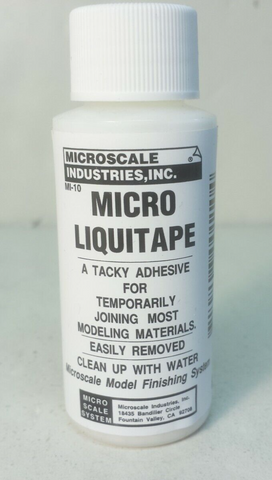 Microscale Industries Inc #MI-10 Micro Liquitape 1oz. Tacky Adhesive