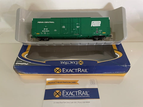 ExactRail HO scale Penn Central Greenville 60'PD Box Car PC#221001