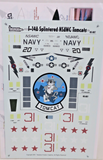 TwoBobs 1/48 scale decals F-14A Splintered NSAWC Tomcat - 48-007
