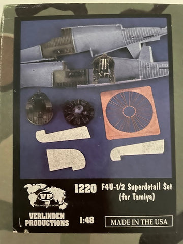 Verlinden 1/48 Scale resin F4U-01/2 Superdetail set for Tamiya 1220 - NOS
