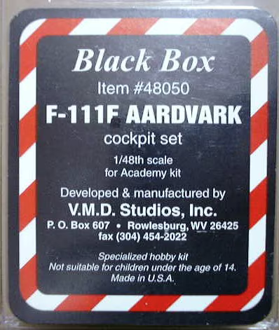 Black Box 1/48 resin F-111F Aardvark Cockpit set for Academy - 48050