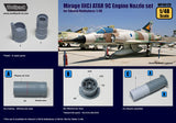 Wolfpack 1/48 scale Mirage IIICJ ATAR 9C Engine Nozzle set for Eduard - WP48120