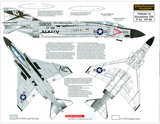 Yellow Hammer 1/48 scale decals for F-4J VF-96 Showtime 100 - YHD48-15