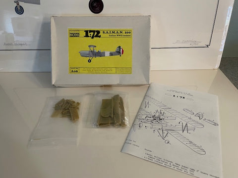Chorosky Model 1/72 Scale S.A.I.M.A.N 200 Italian WWII trainer kit A08