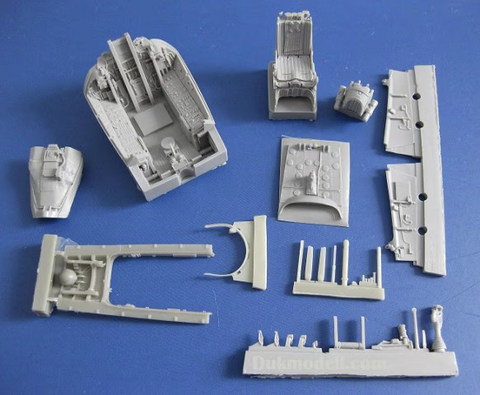 Aires 1/48 scale resin Su-27 Flanker B cockpit set for Academy - 4262