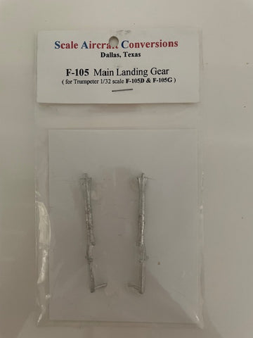 Scale Aircraft Conversions 1/32 Scale F-105 Main Landing Gear for TRP