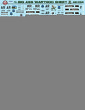 Bullseye 1/48 Decals 48054 A-10A Thunderbolt II Big Ass Warthog Sheet for GWH