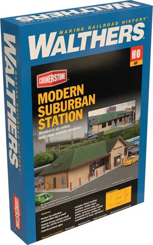 Walthers 933-2904 HO scale Modern Suburban Station plastic Kit