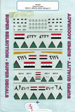 SuperScale 1:48 Decals Iraqi AF MiG-21, MiG-23, MI-24 Hind D, Mirage F1 - 48-385