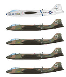 Caracal 1/72 decals B-57 Canberra in Vietnam for Airfix or Testors - CD72119