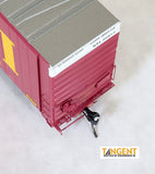 Tangent HO 25046-01 DT&I Del. 1970 Magenta 86′ DPD Box Car Rd# 26812
