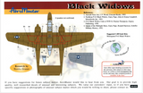 Aeromaster 1/48 scale Best Sellers Black Widows, Part II decals - 48-629
